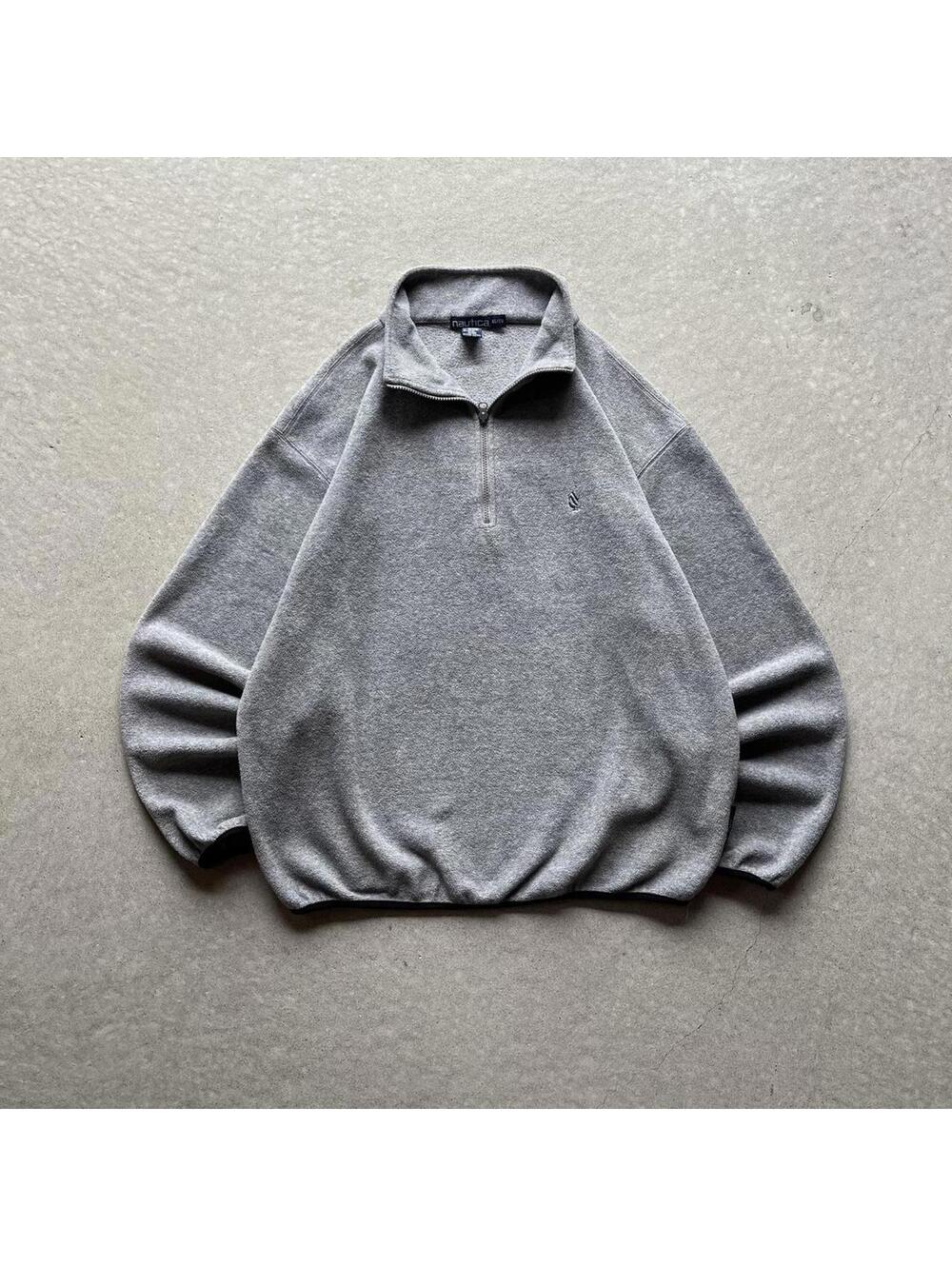 Vintage 90s Nautica Quarter Zip Fleece
